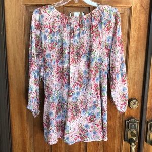 Chaps women’s 100% cotton blouse size large
